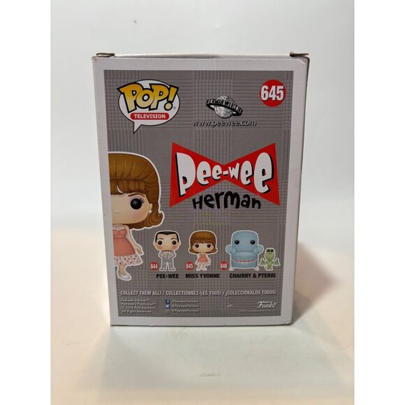 Funko Pop Television 645 Miss Yvonne Pee-Wee Herman Vinyl Figure Collectible in - Picture 6 of 8